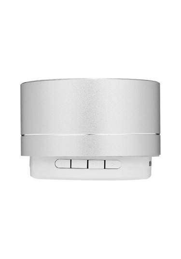 Suofeng Küçük Boylu Gümüş Bluetooth Hoparlör - Fm/tf Kart/aux Desteği, Elsiz Arama Ve 360 Surround Ses