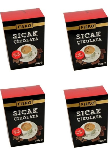Fiero Sıcak Çikolata 250 Gr X 4 Adet 250 G