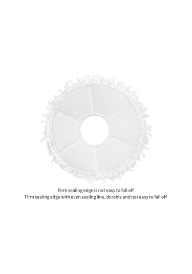 Junsunmay Ecovacs Deebot X1 Turbo / X2 Omni / T20 Pro Beyaz İçin 4 Adet Yıkanabilir Paspas Pedleri Değiştirme