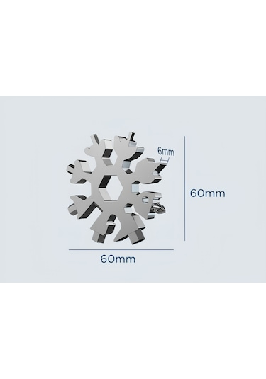 Çok Amaçlı Kar Tanesi Tornavida Seti18 İn 1