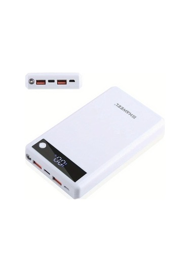 Besthome1 Dream011 Beyaz 18650 Akıllı Şarj Cihazı, Kamp Ve Seyahat İçin Kompakt Tasarım