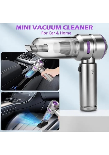 Araç Süpürgesi Kablosuz El Süpürgesi 16000 Pa Fırçasız Motor 4741