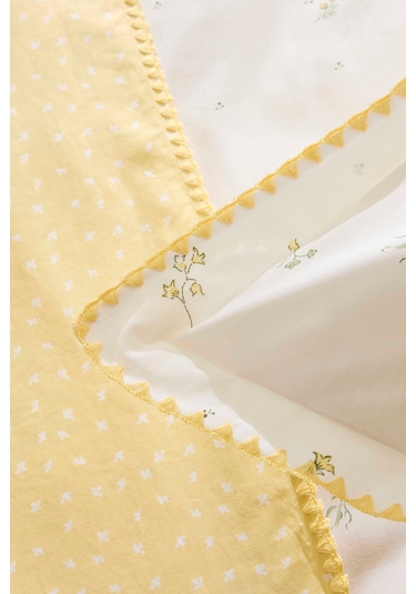 Kaşmir Home Mario Çift Kişilik Nevresim Takımı Sarı Sarı