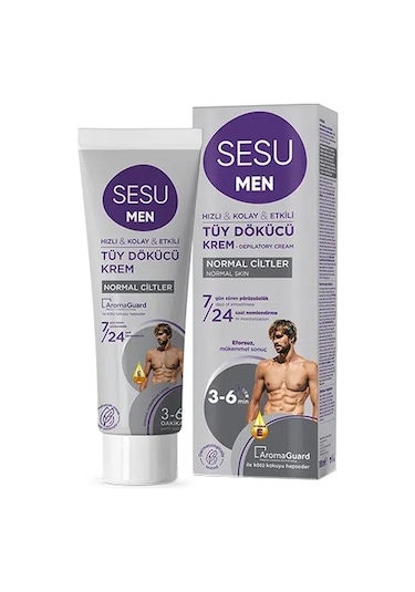 Sesu Tüy Dökücü Krem For Men 100ml 2 Li Set