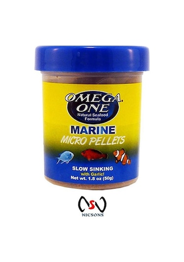 Omega One Marine Mini Pellets 130 ml 50gr Balık Yemi Deniz