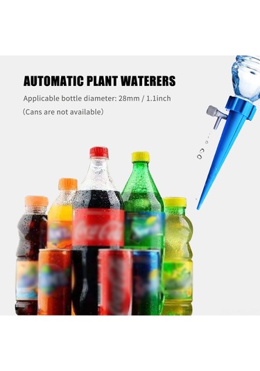 Konesam Otomatik Bitki Sulama Sistemi - 12'li Set, Kontrollü Damlama İle Uzun Süreli Çözüm