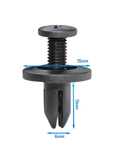 Fobz Toyota 6mm Plastik Otomobil Klipsleri 50 Adet 391712917