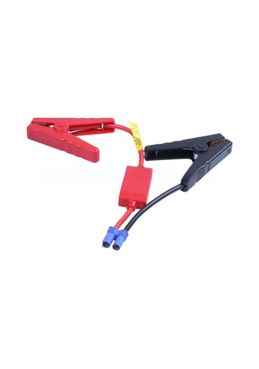 Yifomall Araç Acil Başlatma Klipsi: 10 Numara Silikon Kablolu, Ters Şarj Koruma, Standart Tasarım, Çakmak Klipsi Ek Kablosuz