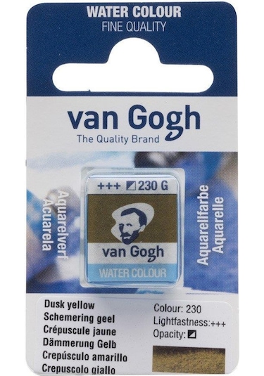 Talens Van Gogh Tablet Suluboya 1/2 Dusk Yellow 230