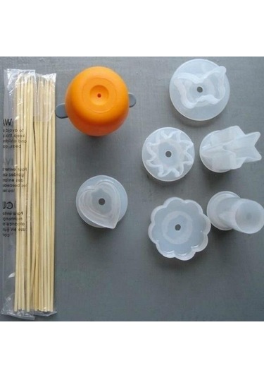 Şekillendirici Kek Meyve Makinesi Mutfak Aracı Pop Chef Gıda Dekoratör Kesici