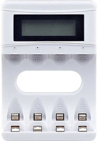 Dancemonkey 4 Yuvalı Pil Şarj Cihazı - Lcd Ekranlı, Aa/aaa/ni-mh Pil Usb 2a Hızlı Şarj