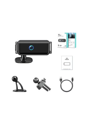 Ardemix 921 Otomatik Sensörlü Havalandırma Ve Düz Zemin Dizayn Araç Telefon Tutucu-s