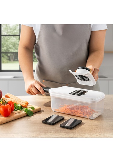 Emsan Smart Hazneli Dilimleyici 3 Parça Beyaz