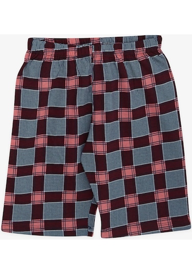 Breeze Kız Çocuk Şortlu Pijama Takımı Ekose Desenli 10-14 Yaş, Karışık Renk-karışık Renk Çok Renkli