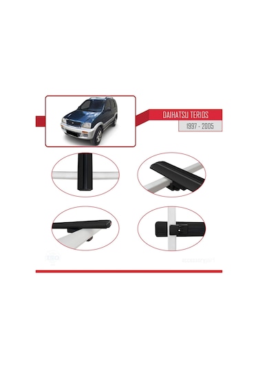 Daihatsu Terios J100 1997-2005 Arası İle Uyumlu Basıc Model Ara