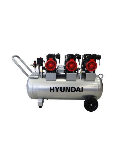 Hyundai HM3100S 6 HP Sessiz Ve Yağsız Hava Kompresörü 100 L