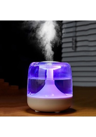 Novahub 650 Ml Usb Taşınabilir Hava Nemlendirici Aromaterapi Gece Lambası Jb650-bs Çok Renkli