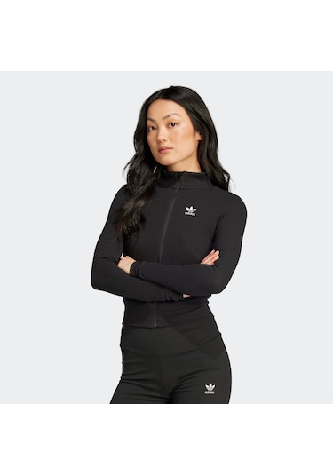 Adidas Essentials Kadın Siyah Ceket Jd5905 Siyah