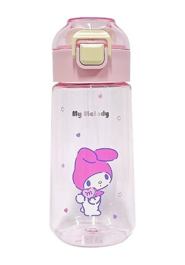 Yüksek Görünümlü Karikatür Su Bardağı Oc6noa Açık Pembe