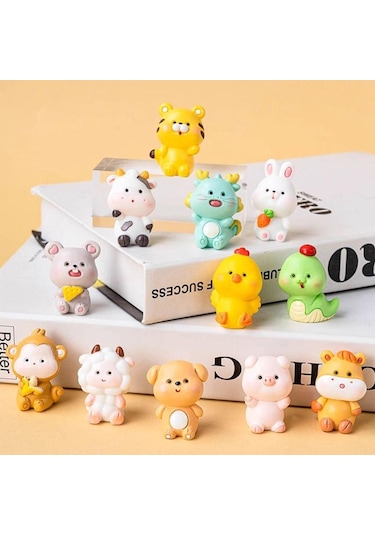 Reçine Mini Figürler Masaüstü Dekorasyonu Minyatür Heykel Yeni Reçine Süsler Bahçe Fare