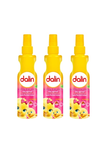 Dalin Badem Özlü Kolay Tarama Saç Spreyi 200 ML 3  Adet