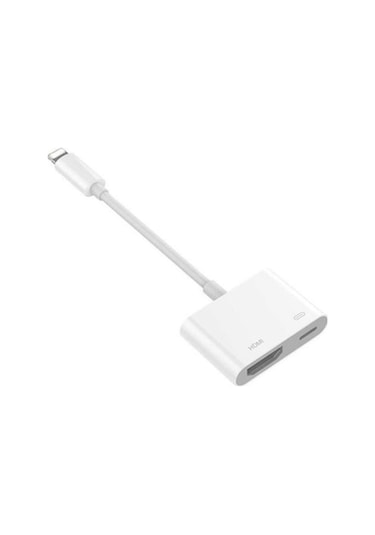 iphone Uyumlu 6 7 8 11 Xr Lightning To Hdmı Çevirici Dönüştürücü Adaptör (537801014)