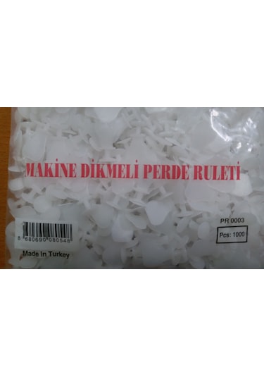 Makine Dikmeli Perde Düğmesi Tül Perde Düğmesi (1000 Adet)