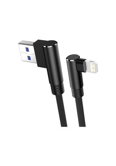 90 Derece Hızlı Şarj Usb Şarj Aleti Kablosu İphone Uyumlu 11 12 Pro X Xr Xs Max 6 7 8 Artı Se 2 İpad Uyumlu Kökenli Veri Kablosu Uzun Tel 2m 3m