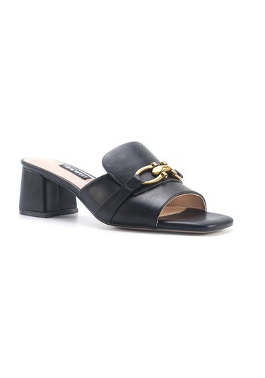Nine West Garland 5fx Siyah Kadın Topuklu Terlik 000000000101928817 Siyah