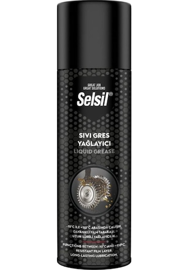 Selsil Sıvı Gres Yağlayıcı Sprey 500 Ml