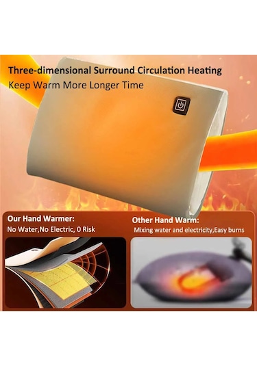 Şarj Edilebilir Elektrikli El Isıtıcı Usb Isıtma Pedi 3 Seviyeli