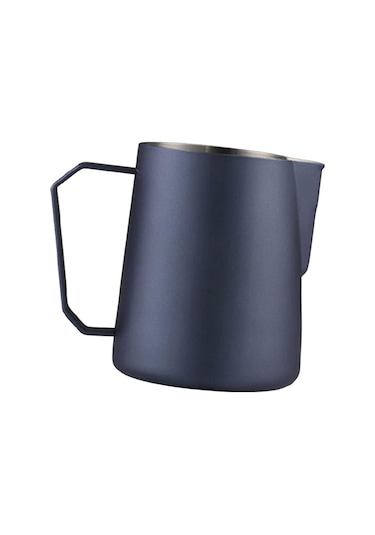 Suntek Latte Art Cafetiere Cappuccino Blue Için Buğulanmış Süt Sürahisi Buhar Sürahisi 600ml