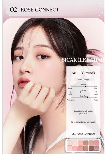 Clio Pro Eye Palette Air 02 Rose Connect