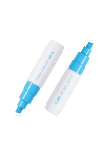 Pılot Pintor B Kesik Uç Pastel Mavi İki Adet