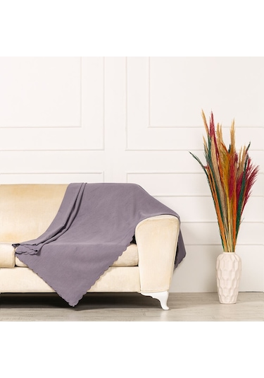 Antrasit FümeDokuma Kadife Şönil Düz Kumaş Çift Taraflı Koltuk Şa