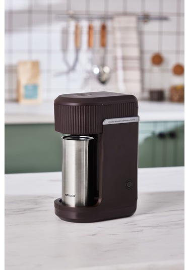 Karaca Mono Personal Filtre Kahve Makinesi + İnox Kişisel Termos