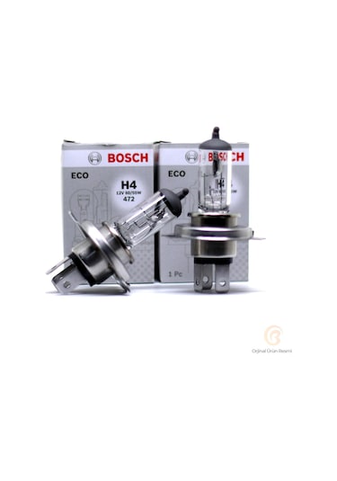 Bosch  H4 Far Ampülü 12V 60 55W Tırnaklı Tip 1987302803 - 2 Adet