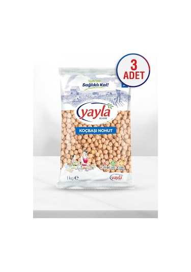 Yayla Koçbaşı Nohut 3 x 1 KG