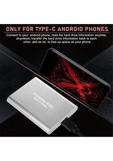 Suofeng 14tb Taşınabilir Ssd - Usb 3.1 Type-c İle Süper Hızlı Veri Transferi, Pc/mac Uyumlu 112 Karakter