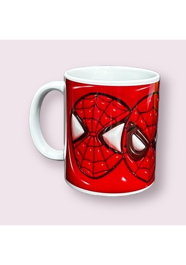 Spider-man Baskılı 3 Boyutlu Premium Kupa