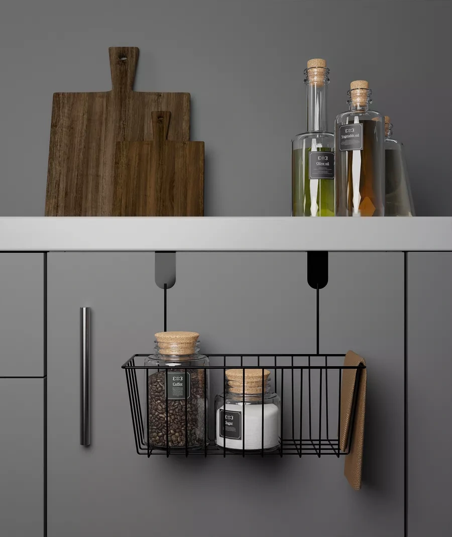 Dolana Depolama İçin Kategorizer Sepet 141000901 Siyah