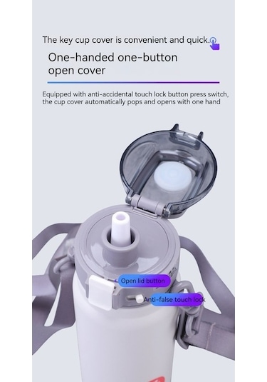 Dinosaurs Outdoors 600 Ml. Paslanmaz Çelik Termos - Mavi-270 Altın