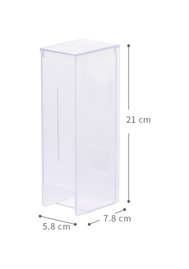 Suntek Magideal Duvara Monte Doku Kutusu Kapağı Şeffaf-21x5.8x7.8cm