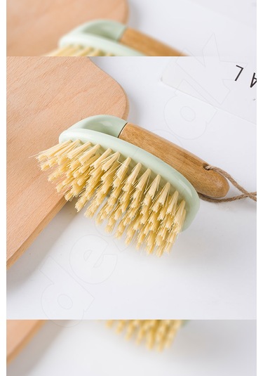 Bambu Yer Fırçası - Halı Yer Zemin Fayans Derz Fırçası Dekoratif