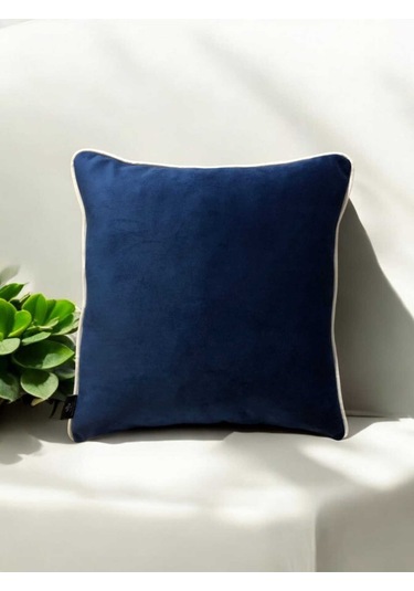 Kırlent Kadife Kumaş 45x45 Cm Kırlent Lacivert