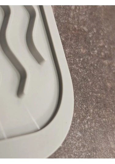 Kıtcon Shop Bulaşık Kurutma Minderi Silikon 442590257 Açık Gri