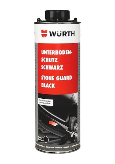 Würth Pütür Alt Koruma Boyası 1 Lt Siyah