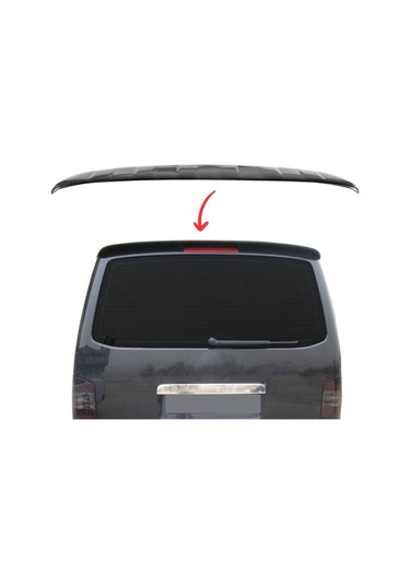 Vw Transporter T5 T6 Piano Black Spoiler Abs Plastik 2005-2016