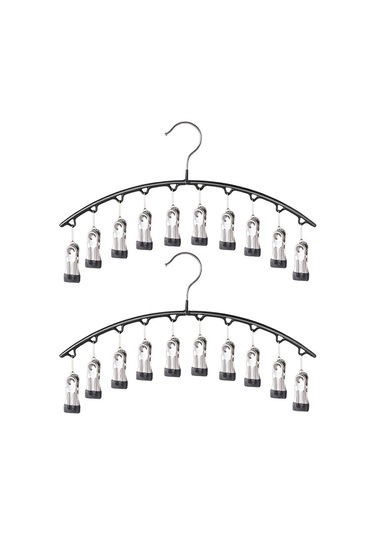 Ganzhoushop Paslanmaz Çelik Çorap Kurutma Rafı Klipsi Rüzgar Geçirmez Düşmeye Karşı Dayanıklı Askı Sütyen Külot İçin Çok Renkli