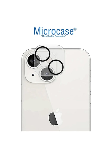 Apple Uyumlu iPhone 14 / 14 Plus 3D Kamera Camı Lens Koruyucu Night DELUX